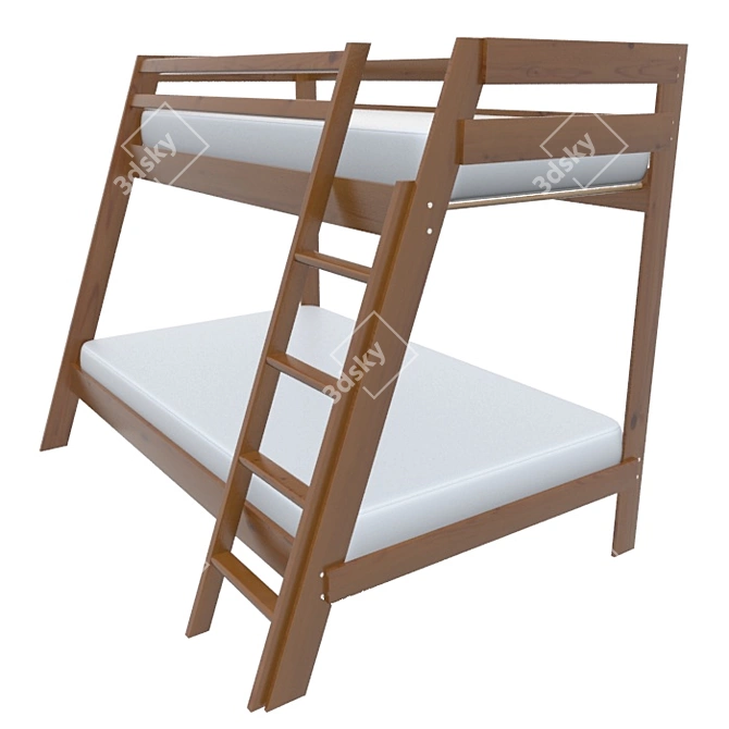 Kids' Dreamland Bunk Bed 3D model image 1