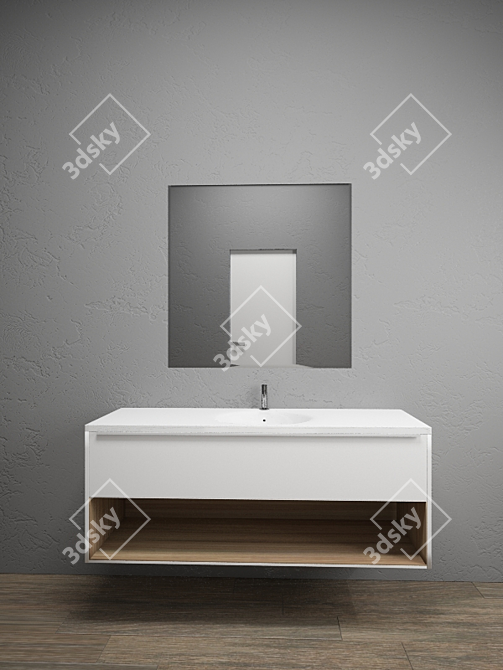 Berloni Manhattan 3 - Complete Bathroom Set 3D model image 2