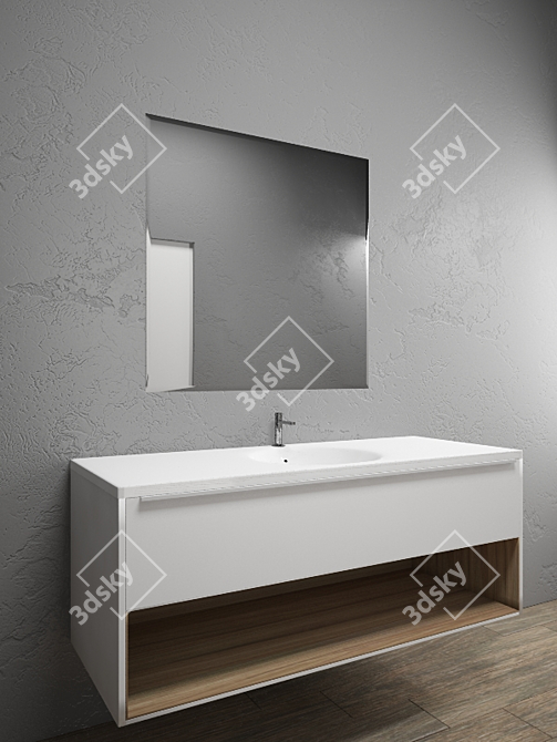 Berloni Manhattan 3 - Complete Bathroom Set 3D model image 3