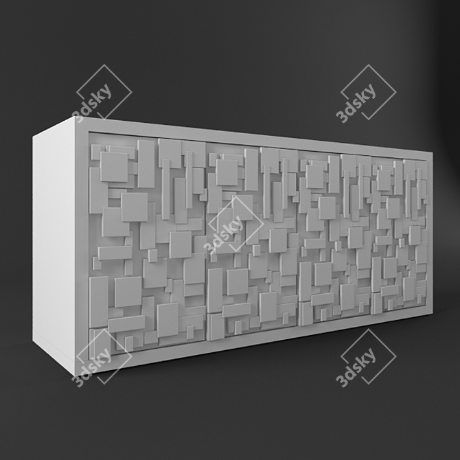 Convenient Counter Drawer 3D model image 1