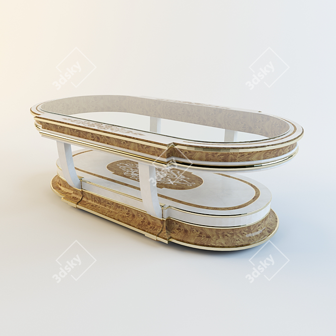 Elegant Vicente Coffee Table 3D model image 1