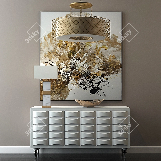 Elegant John Richard Home Decor 3D model image 1