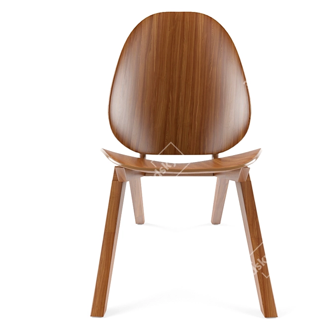 Iconic Klassiker Chair: A Timeless Relaxation Piece 3D model image 3