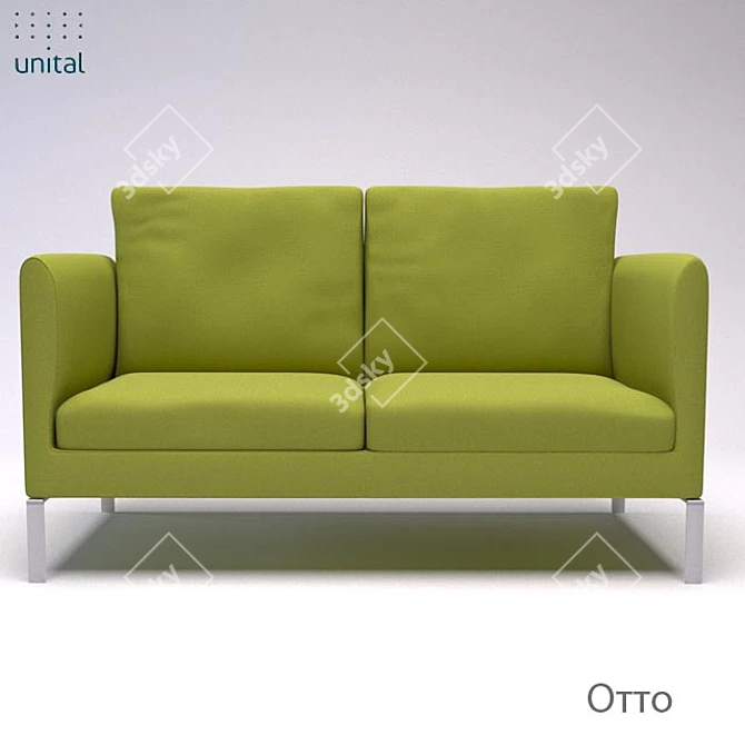 Comfort Plus Sofa 3D model image 1