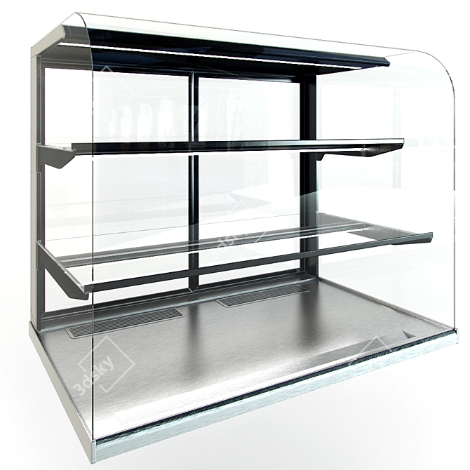 HeatGuard Desktop Display Case 3D model image 2