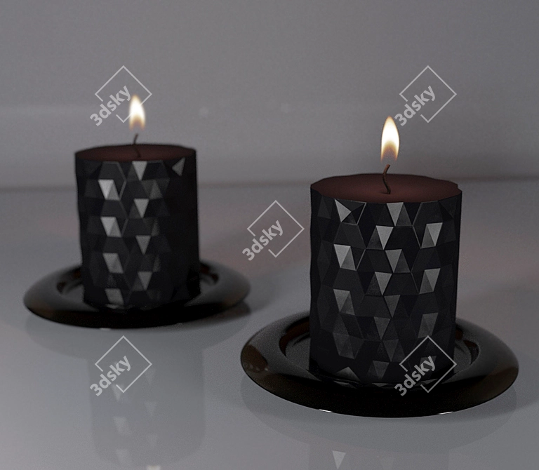 Scented Molded Candles - IKEA 3D model image 1