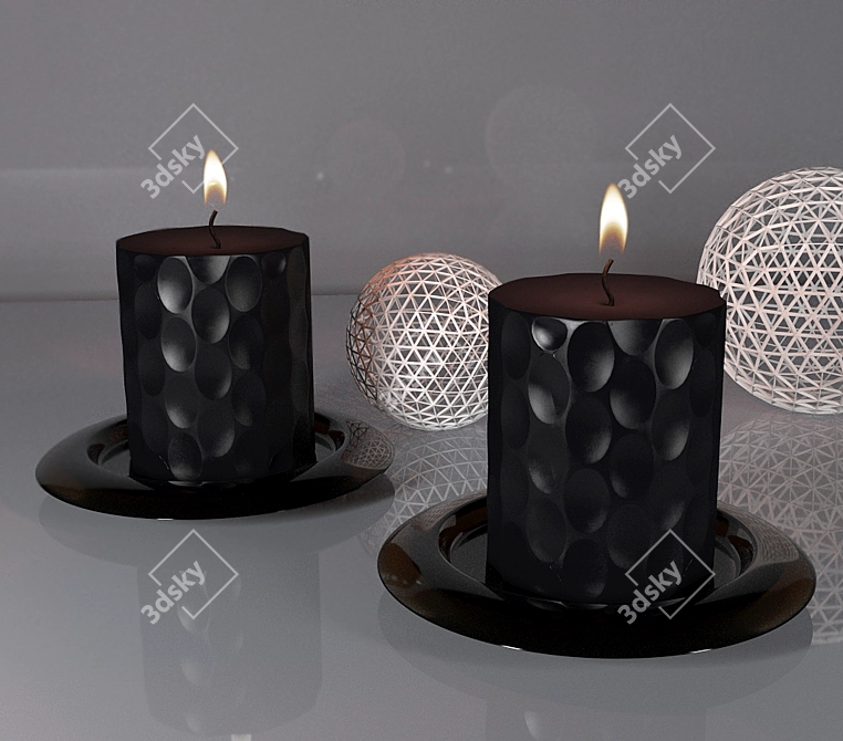 Scented Molded Candles - IKEA 3D model image 2