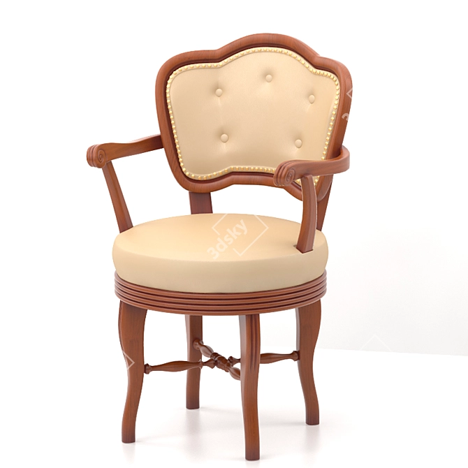 Timeless Elegance: Classic Chair 3D model image 1