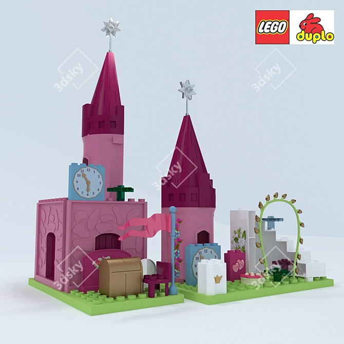 Creative Lego Duplo Building Set 3D model image 1