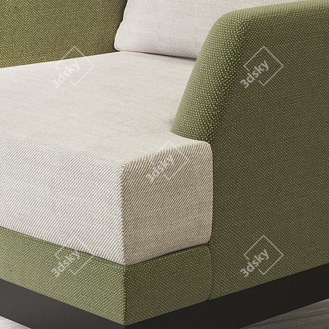 Modern Comfort Carson Armchair 3D model image 3