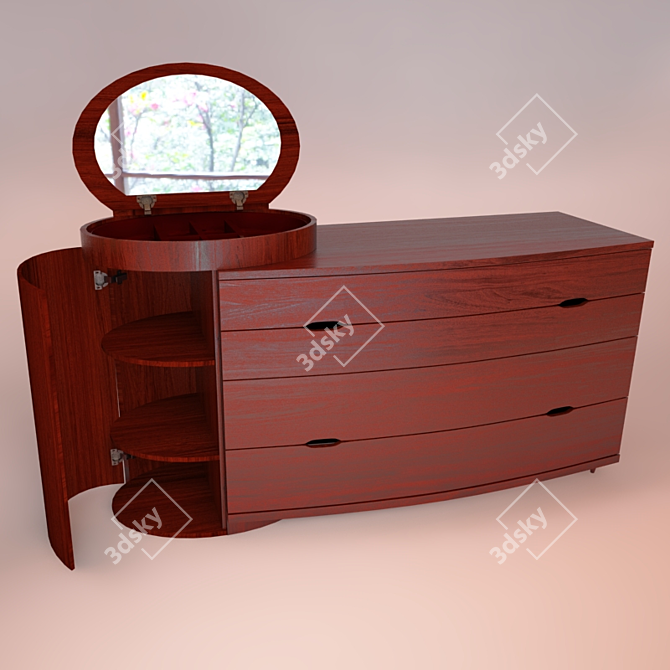 Italian Elegance: ALF-Dolcevita Chest 3D model image 1