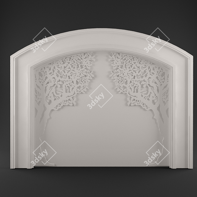 Nature-inspired Wall Decal 3D model image 1