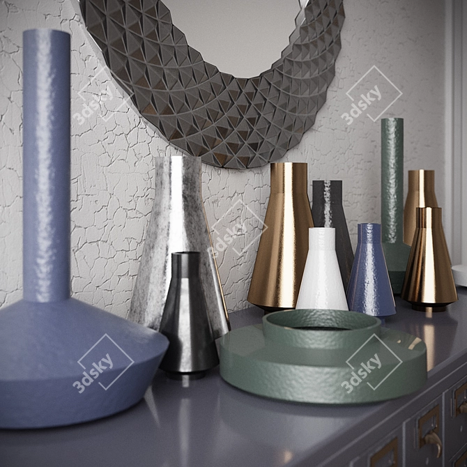 Elegant Home Décor Set 3D model image 3