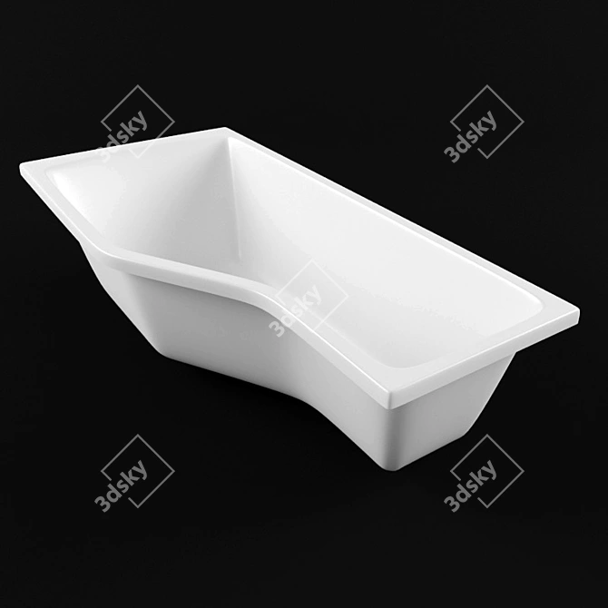 Ravak BeHappy: Luxurious Bath Bliss 3D model image 1