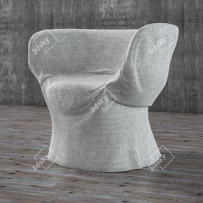 Cozy Lounge Chair NARM 3D model image 1