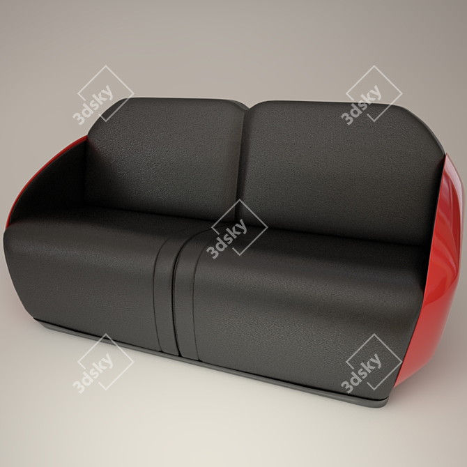 NIERI Rossa Sofa - Modern and Luxurious 3D model image 1