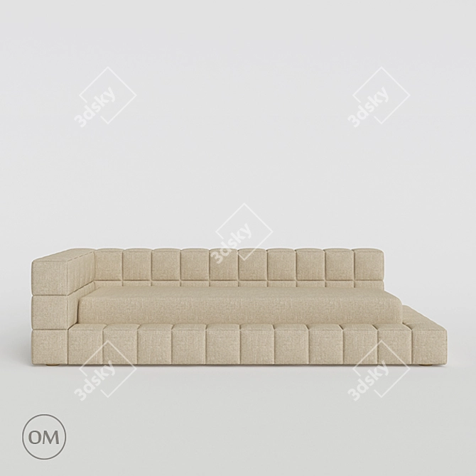 Modern and Stylish Conrad Daybed by Marko Kraus 3D model image 2