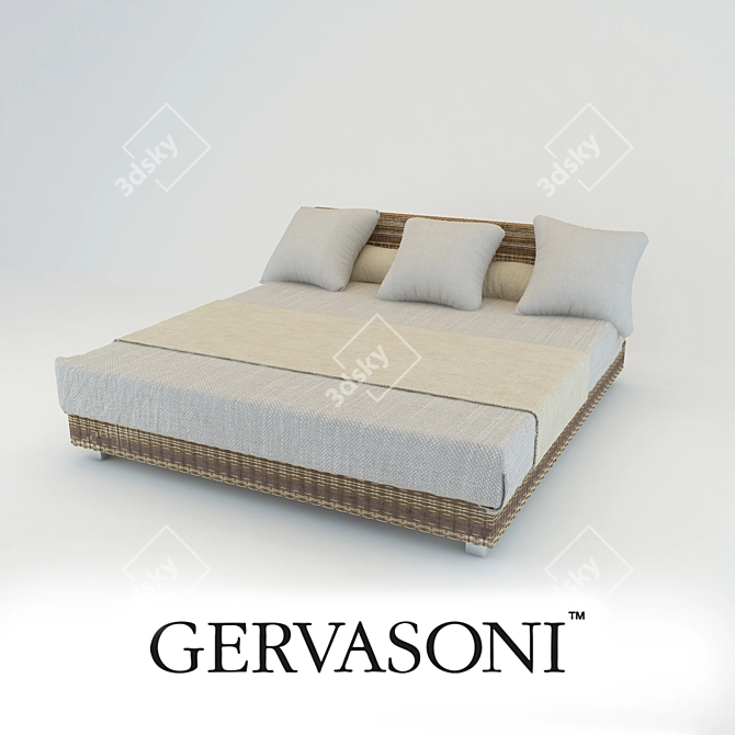 Gervasoni's Net 80 Bed 3D model image 2