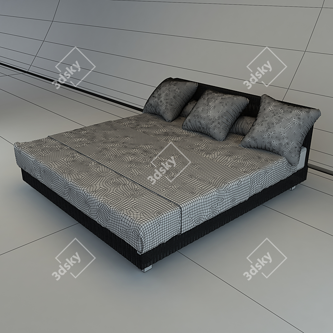 Gervasoni's Net 80 Bed 3D model image 3