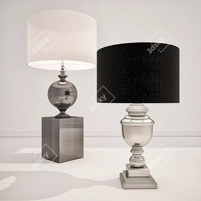 Eichholtz Trophy Table Lamp 3D model image 1