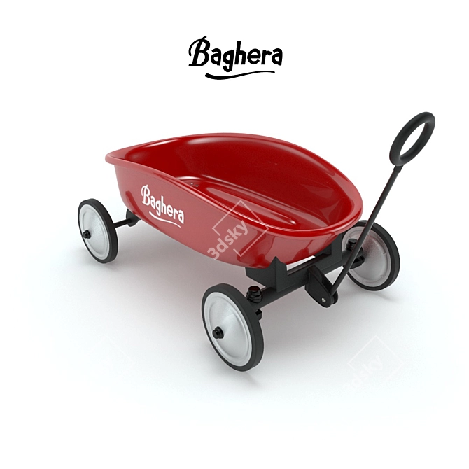 Baghera Toy Wagon 3D model image 2