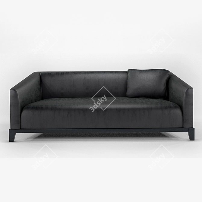 Iolao Spring Sofa: Sleek and Sturdy 3D model image 1