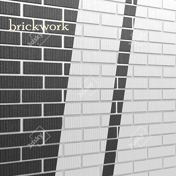 Versatile Brick Wall - 3 Styles 3D model image 2