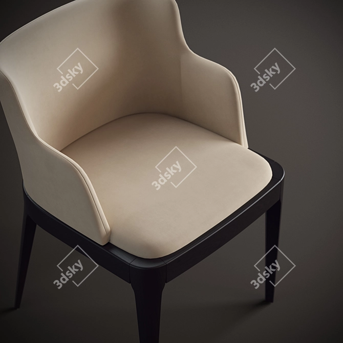 Elegant Cattelan Italia Chair 3D model image 2