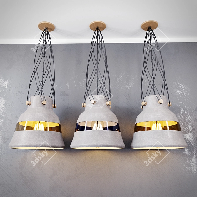 Illuminating Corona Lamps 3D model image 1