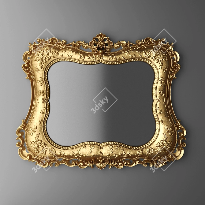 Refined Reflection: Updated Mirror 3D model image 1