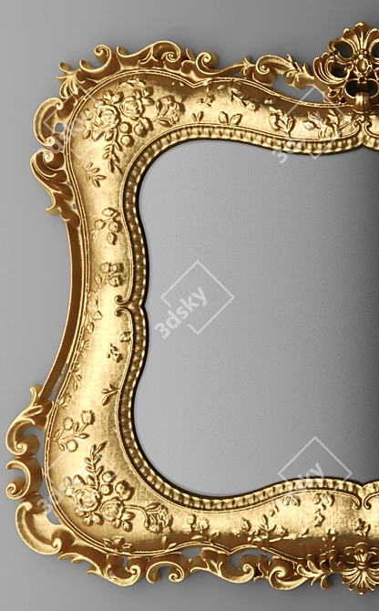 Refined Reflection: Updated Mirror 3D model image 2