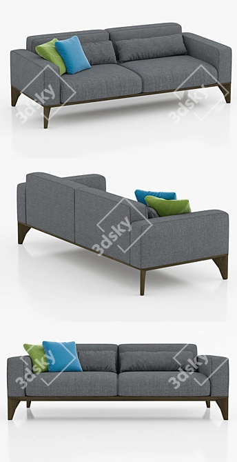 Title: Porada Fellow Upholstered Furniture 3D model image 2