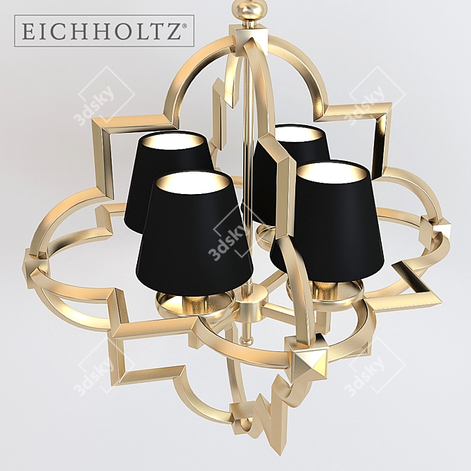 Gold Mandeville Lantern: Elegant and Timeless 3D model image 2