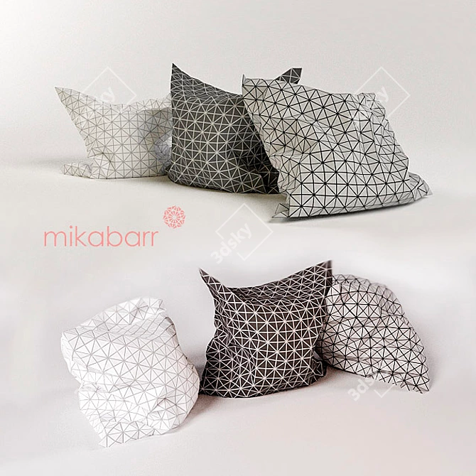 MikaBarr Comfort Pillows 3D model image 1