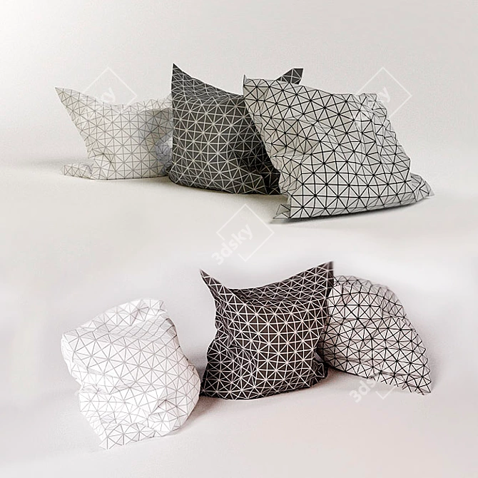 MikaBarr Comfort Pillows 3D model image 2