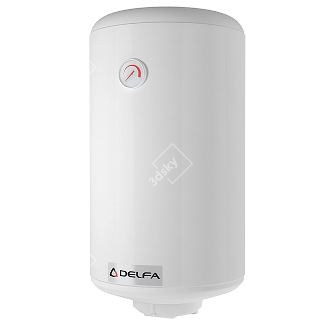 DELFA 80l Water Heater 3D model image 1