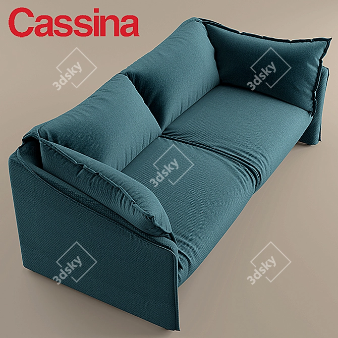 Cassina Luca Nichetto Sofa: Contemporary Elegance 3D model image 2
