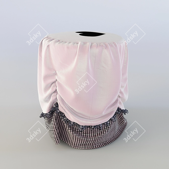 Kids Cape Chair Cover 3D model image 1