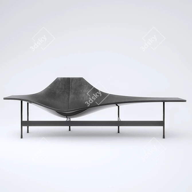 Versatile Terminal One Chaise 3D model image 1