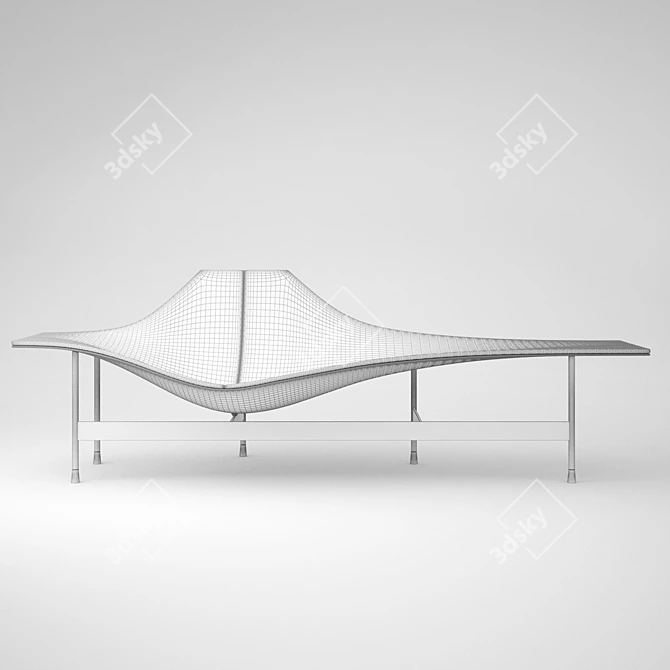 Versatile Terminal One Chaise 3D model image 3