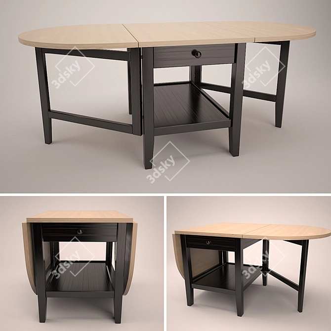 Sleek ARKELSTORP Coffee Table 3D model image 1