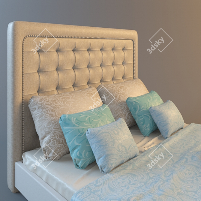 Dreamland Comfort Bed 3D model image 2