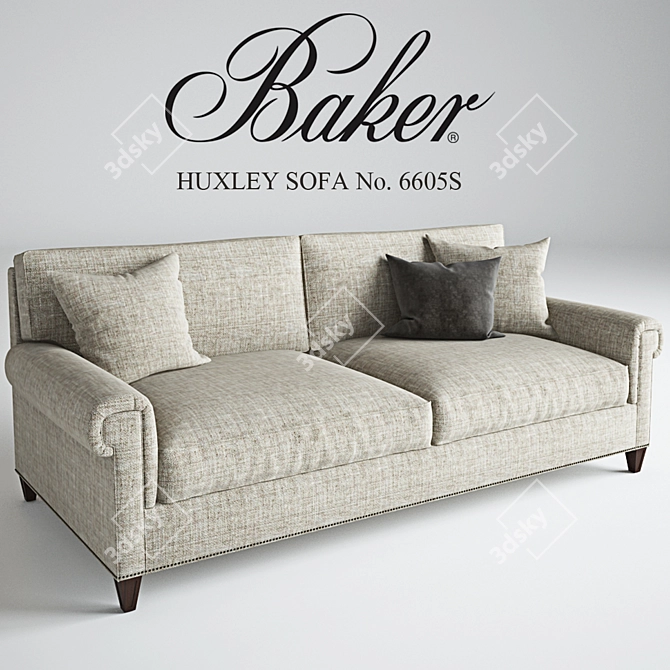 Huxley Sofa: Sleek and Stylish! 3D model image 1