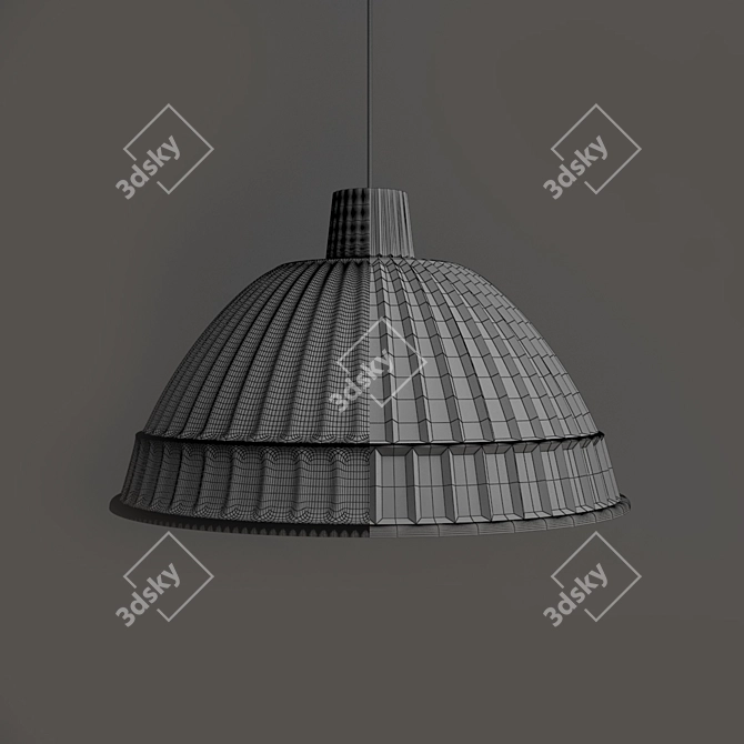 Glamorous Glass Cloche 3D model image 3