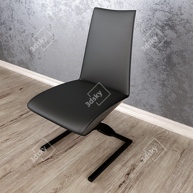 Modern Verner Panton Chair: Sleek Design 3D model image 2