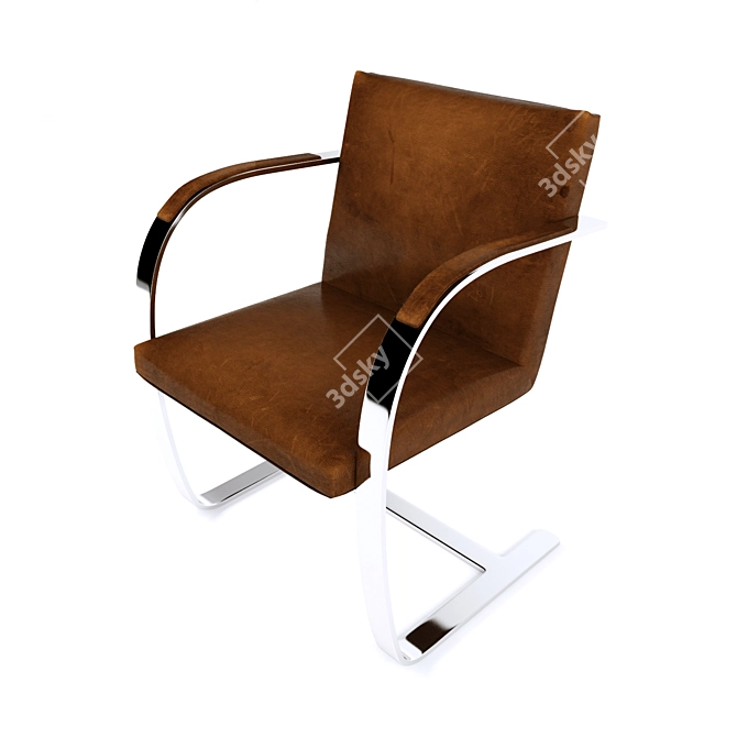 Modern Classic Brno Chair 3D model image 2