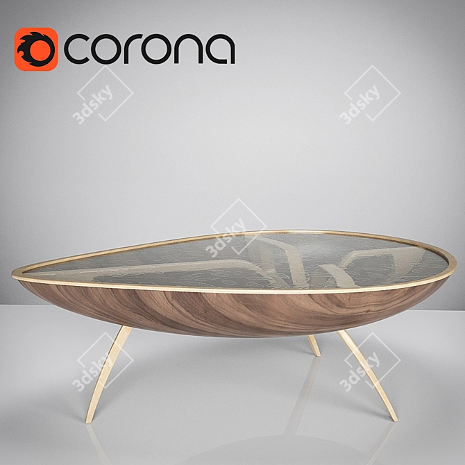 Bionika Coffee Table 3D model image 1