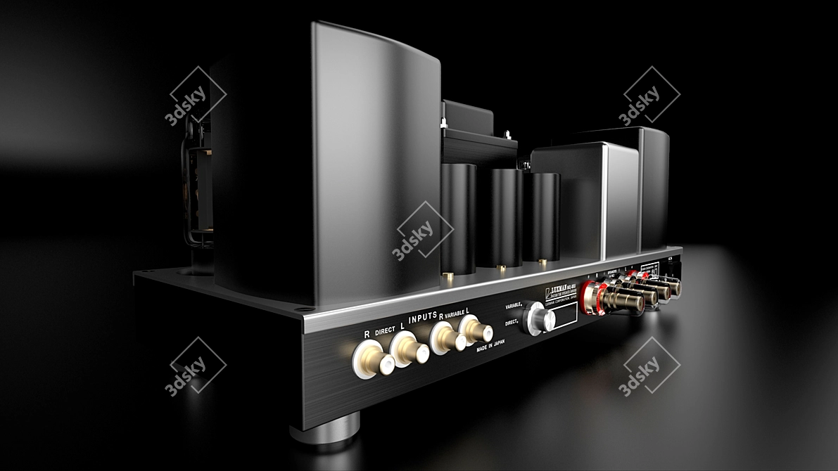 Luxman MQ-88u Tube Amplifier 3D model image 3