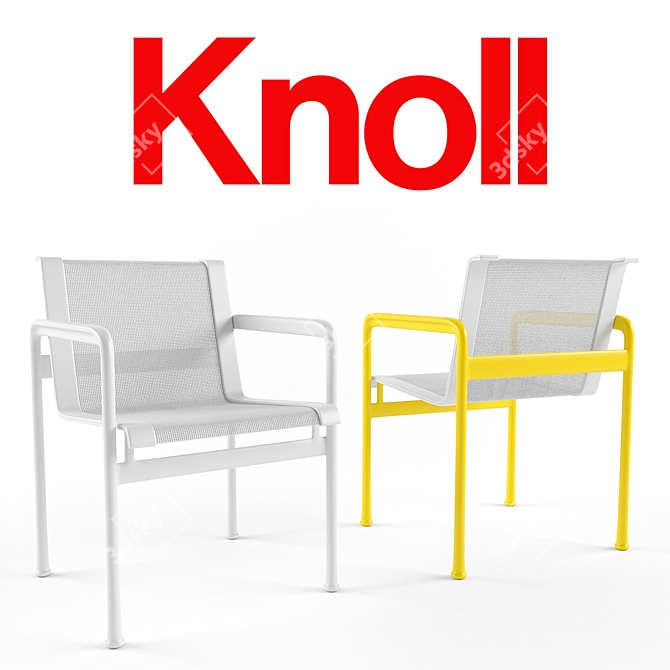 Walter Knoll 1966 Chair: Timeless Outdoor Elegance 3D model image 1