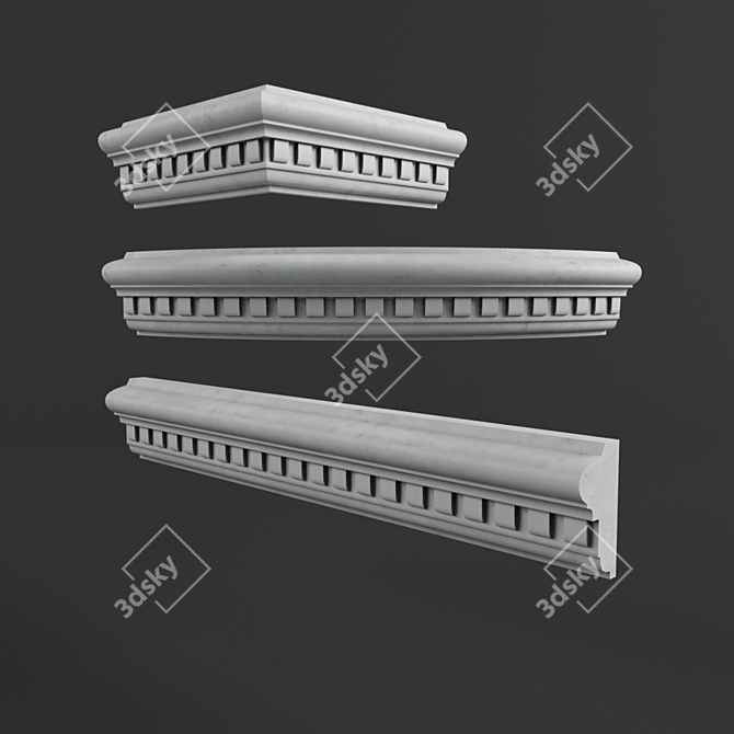 Elegant Molding  3D model image 1